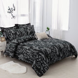 NNEDSZ Floral Leaves Comforter Set, King Size, Microfiber Quilted Bedding with Pillowcase