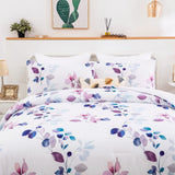 NNEDSZ Elegant Floral Cozy Soft 3 Pc Comforter & Pillow Cover Set