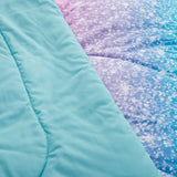 NNEDSZ Marble Gradient Comforter Set, King Size, Quilted Bedding with Pillowcases