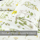 NNEDSZ Vintage Delicate green bloom 3 Pc Comforter & Pillow Cover Set