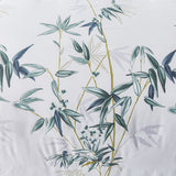NNEDSZ Floral Leaves Comforter Set, King Size, Quilted Bedding with Pillowcases