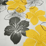 NNEDSZ Floral Comforter Set, King Size, Yellow Floral 3-Piece Bedding, Lightweight Microfiber
