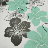 NNEDSZ Floral Comforter Set, King Size, Green Floral 3-Piece Bedding, Lightweight Microfiber