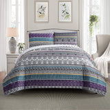 NNEDSZ Whimsical Winter Frosty Elegant 3 Pc Comforter & Pillow Cover Set