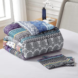 NNEDSZ Whimsical Winter Frosty Elegant 3 Pc Comforter & Pillow Cover Set