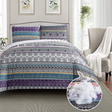 NNEDSZ Whimsical Winter Frosty Elegant 3 Pc Comforter & Pillow Cover Set