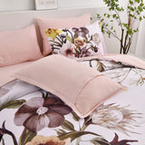 NNEDSZ Floral Comforter Set, King Size, Blush Floral 3-Piece Bedding, Soft Microfiber for All Seasons