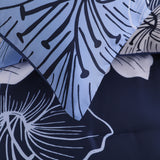 NNEDSZ King Comforter Set, Navy Blue Floral 3-Piece Bedding, Soft Microfiber for All Seasons