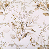 NNEDSZ Soft Floral Leaf Comforter Set, King Size, Plush Quilted Bedding with Pillowcases