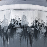 NNEDSZ Floral Stripes Comforter Set, King Size, Warm 3-Piece Bedding with Pillowcases