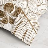 NNEDSZ SOFT Floral Comforter Set, King Size, Plush Winter Bedding with Pillowcases
