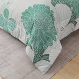NNEDSZ Floral Winter Comforter Set, King Size, Ultra-Soft Quilted Bedding with Pillowcases