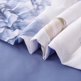 NNEDSZ Plush Floral Comforter Set, King Size, Winter Quilted Bedding with Pillowcases