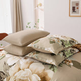 NNEDSZ Cozy Floral Comforter Set, King Size, Quilted Warm Bedding with Pillowcases