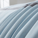 NNEDSZ Floral Stripes Comforter Set, King Size, Stylish 3-Piece Bedding with Pillowcases