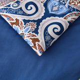 NNEDSZ Floral Stripes Comforter Set, King Size, Elegant 3-Piece Bedding with Pillowcases