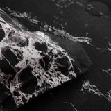 NNEDSZ King Black Marble Comforter Set, Printed Bedding for All Seasons, Soft Microfiber 3-Piece