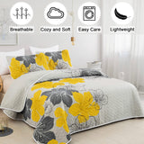 NNEDSZ Delicate Quilted Coverlet and Pillowcases Set: Soft Touch for a Restful Night - Queen size