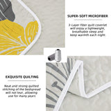 NNEDSZ Delicate Quilted Coverlet and Pillowcases Set: Soft Touch for a Restful Night - Queen size