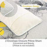 NNEDSZ Delicate Quilted Coverlet and Pillowcases Set: Soft Touch for a Restful Night - Queen size
