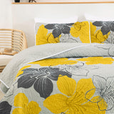 NNEDSZ Delicate Quilted Coverlet and Pillowcases Set: Soft Touch for a Restful Night - Queen size