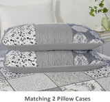NNEDSZ Nurturing Quilted Coverlet and Pillowcases Set: Perfect for Restful Sleep - Queen size