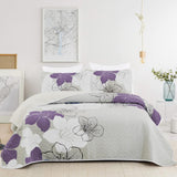 NNEDSZ Serene Quilted bedspread and pillowcovers set: Enjoy Tranquil Comfort - Queen size