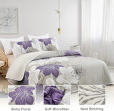 NNEDSZ Serene Quilted bedspread and pillowcovers set: Enjoy Tranquil Comfort - Queen size