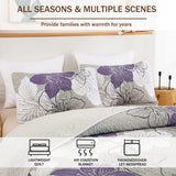 NNEDSZ Serene Quilted bedspread and pillowcovers set: Enjoy Tranquil Comfort - Queen size