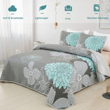 NNEDSZ Opulent Quilted Coverlet and Pillowcases Set: The Ultimate in Bedroom Luxury - Queen size