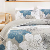 NNEDSZ Intricate Quilted Coverlet and Pillowcases Set: Artistry in Every Stitch - Queen size