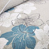 NNEDSZ Intricate Quilted Coverlet and Pillowcases Set: Artistry in Every Stitch - Queen size
