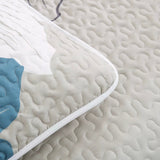 NNEDSZ Intricate Quilted Coverlet and Pillowcases Set: Artistry in Every Stitch - Queen size