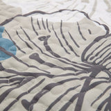 NNEDSZ Intricate Quilted Coverlet and Pillowcases Set: Artistry in Every Stitch - Queen size