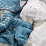 NNEDSZ Intricate Quilted Coverlet and Pillowcases Set: Artistry in Every Stitch - Queen size