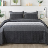 NNEDSZ Detailed Quilted Bedspread and Pillowcases Set: A Signature of Quality and Style - Queen size