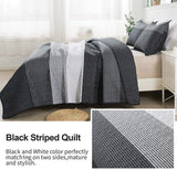 NNEDSZ Detailed Quilted Bedspread and Pillowcases Set: A Signature of Quality and Style - Queen size