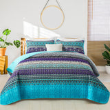 NNEDSZ Tranquil Quilted coverlet and pillowcovers set: Perfect for Relaxation - Queen size