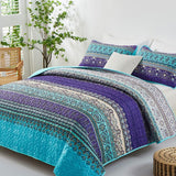 NNEDSZ Tranquil Quilted coverlet and pillowcovers set: Perfect for Relaxation - Queen size