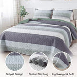NNEDSZ Ethereal Quilted Bedspread and Pillowcases Set: A Dreamy Addition to Your Home - Queen size