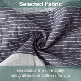 NNEDSZ Ethereal Quilted Bedspread and Pillowcases Set: A Dreamy Addition to Your Home - Queen size