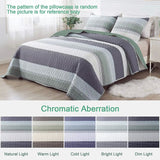 NNEDSZ Ethereal Quilted Bedspread and Pillowcases Set: A Dreamy Addition to Your Home - Queen size