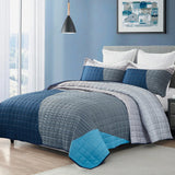 NNEDSZ Harmonious Quilted Coverlet and Pillowcases Set: Unites Comfort and Aesthetics - Queen size