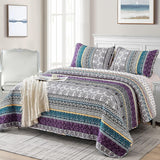 NNEDSZ Aesthetic Quilted Bedspread and Pillowcases Set: Unify Your Bedroom's Look - Queen size