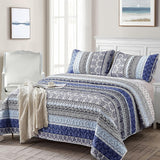 NNEDSZ Sophisticated Quilted Coverlet and Pillowcases Set: A Timeless Addition - Queen size