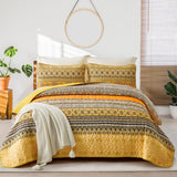 NNEDSZ Lively Quilted bedspread and pillowcovers set: Add Vibrancy to Your Room - Queen size