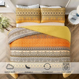 NNEDSZ Lively Quilted bedspread and pillowcovers set: Add Vibrancy to Your Room - Queen size