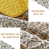 NNEDSZ Lively Quilted bedspread and pillowcovers set: Add Vibrancy to Your Room - Queen size