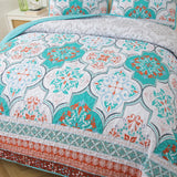 NNEDSZ Opulent Quilted bedspread and pillowcovers set: Add a Touch of Elegance - Queen size