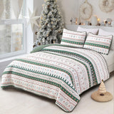 NNEDSZ Cozy Christmas Eve Queen Bedspread Set